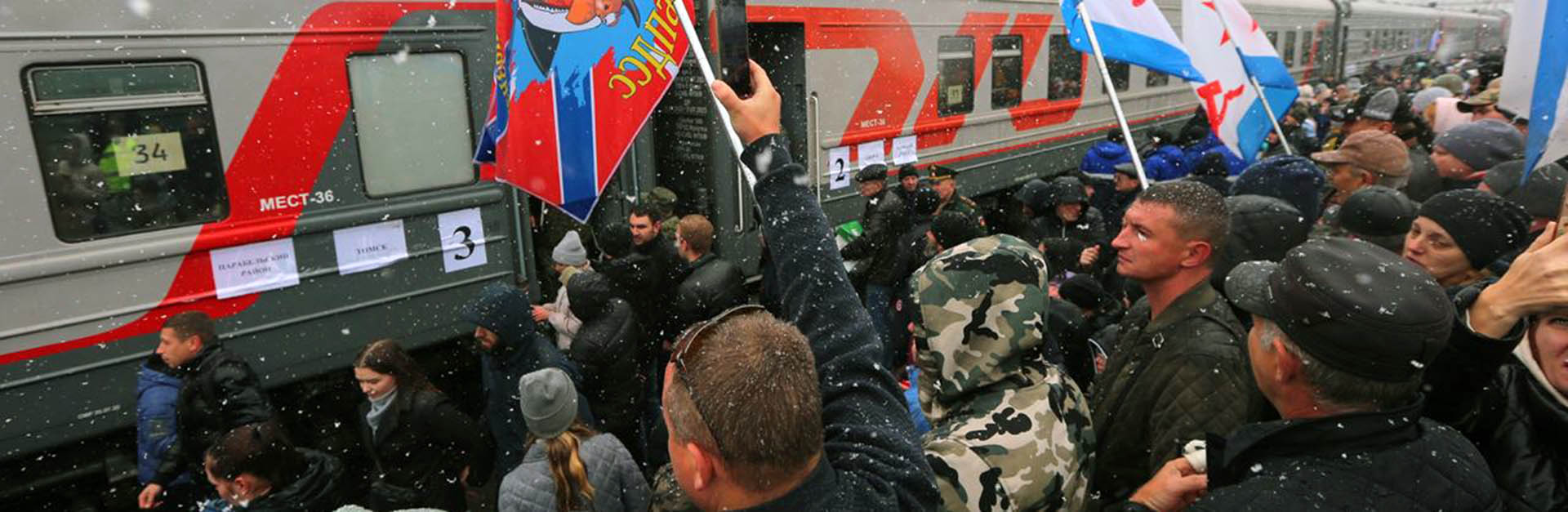 La Siberia divisa tra il fronte e la fuga