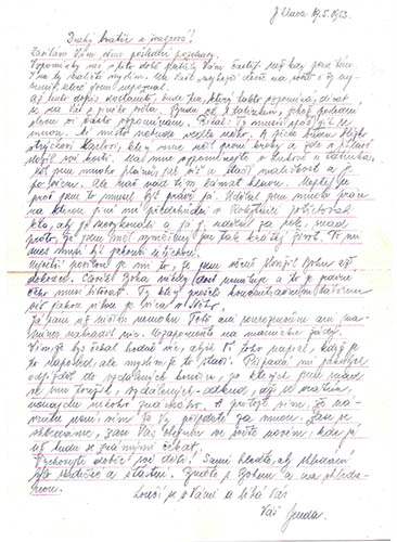 &laquo;Me ne vado riconciliato con Dio&raquo;: le lettere del beato Jan Bula